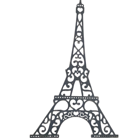 Dekoratif Eiffel Kulesi Ahşap Duvar Tasarım