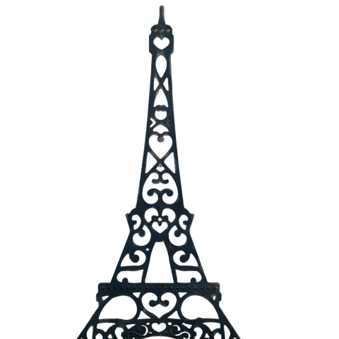Dekoratif Eiffel Kulesi Ahşap Duvar Tasarım