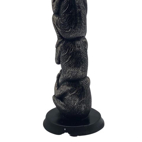 Görmedim Duymadım Bilmiyorum Polyester 3 Maymun Şamdan