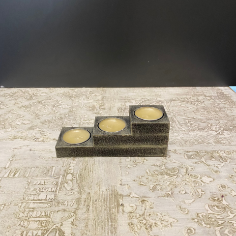 Merdiven Ahşap Led Mumluk