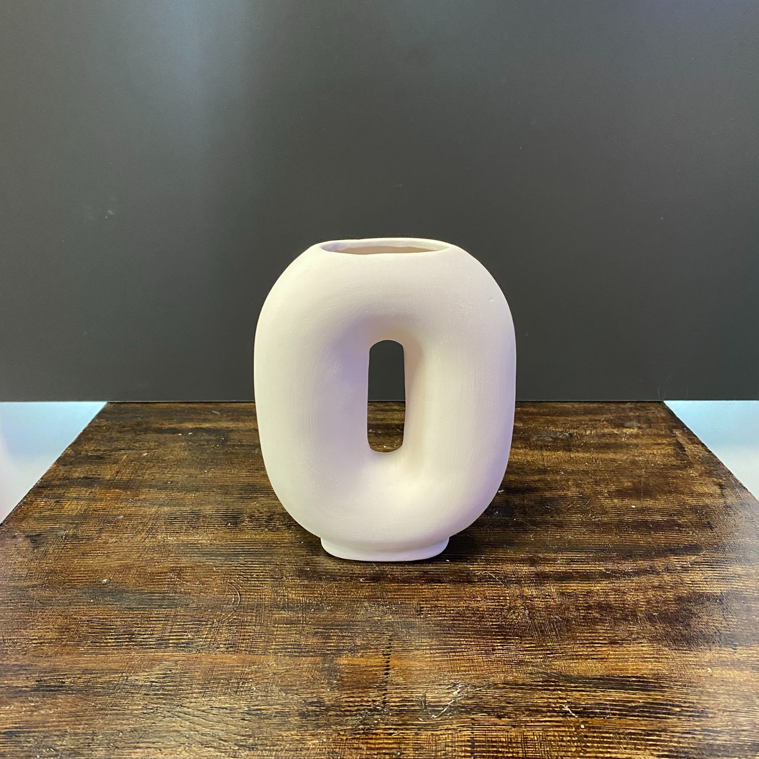 Seramik Küçük Kısa Vazo