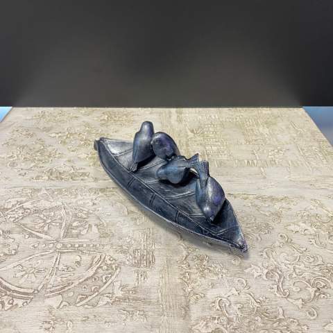 4 Kuşlu Dekoratif Tabak Anahtarlık