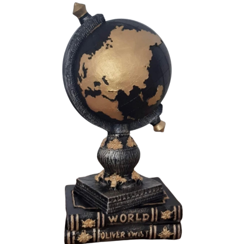 2 Kitap Üzeri Dünya Küresi Biblo