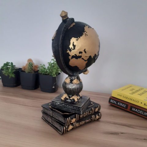 2 Kitap Üzeri Dünya Küresi Biblo