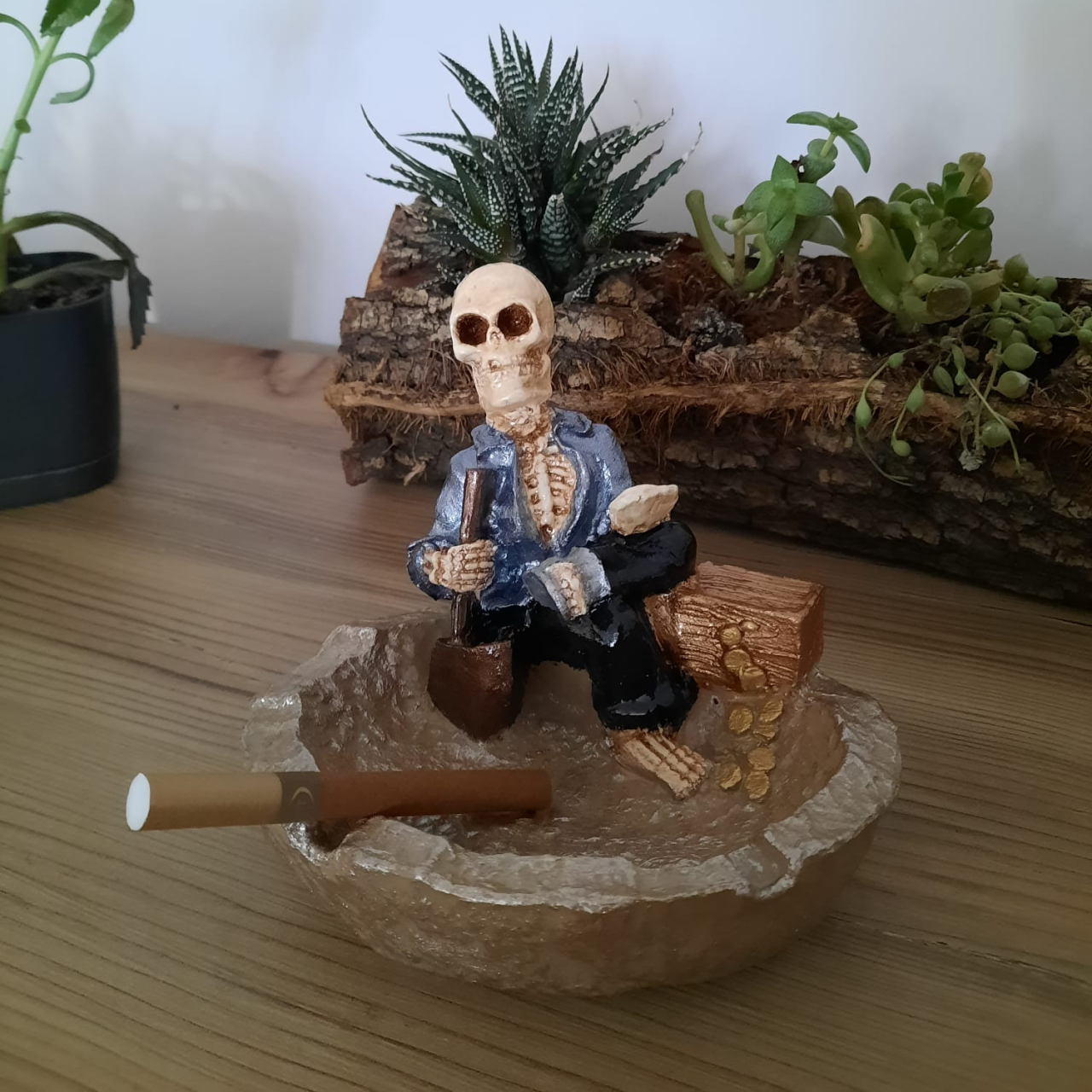 Kürekli İskelet Kül Tablası Küllük