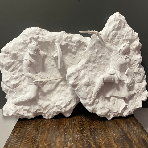 2'li Savaşçı Duvar Pano