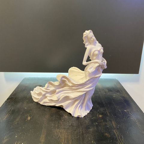 Büyük Kadın Şaraplık Şişe Tutucu