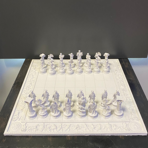 Antik Mitolojik Satranç Takımı