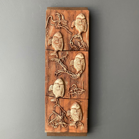 Balık Figürlü Çömlek Pano 2