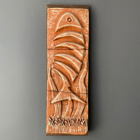 Balık Figürlü Çömlek Pano 3