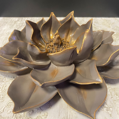 Dekoratif Lotus Nilüfer Çiçeği