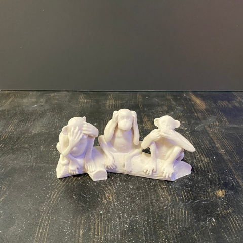 Görmedim Duymadım Bilmiyorum Dalda 3 Maymun