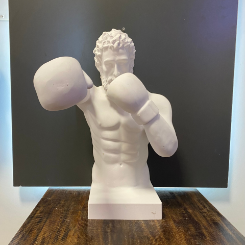 Boksör Ham Polyester Obje