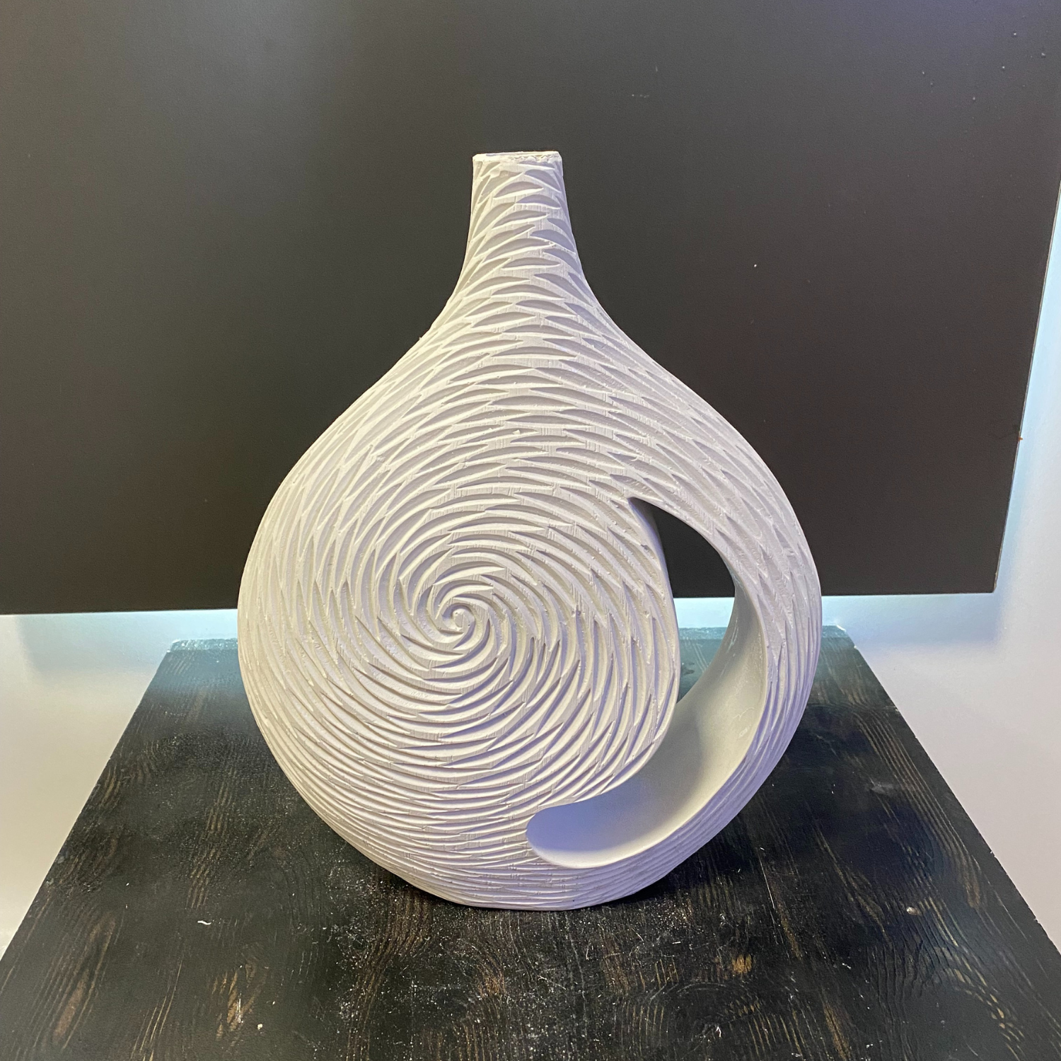 Desenli Kısa Testi Vazo