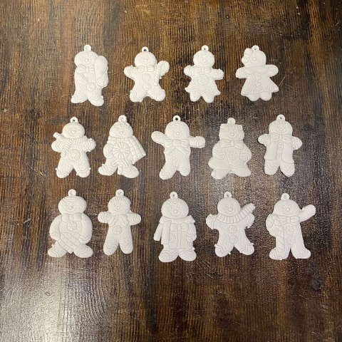 Yılbaşı Süsü Polyester Kurabiyeler