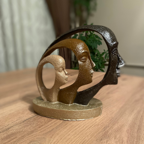 Aile Mask Baba Anne Çocuk Üç Yüzlü Mask