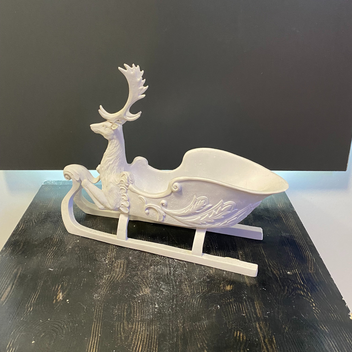 Kızaklı Geyik Şaraplık Şişe Tutucu Büyük