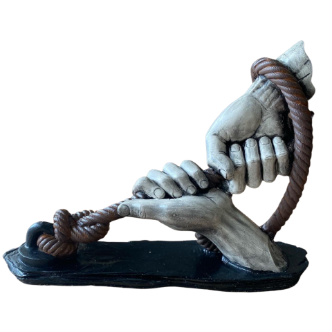 Halat Çeken Tutan Eller Masaüstü Obje