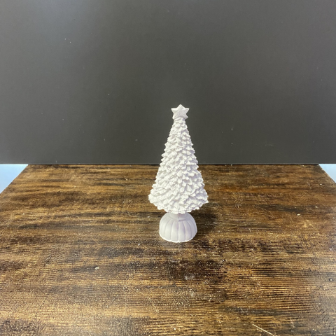 Yıldızlı Kaideli Yılbaşı Çam Ağacı