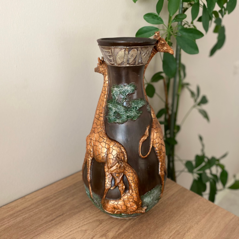 Safari Zürafa Dekoratif Vazo