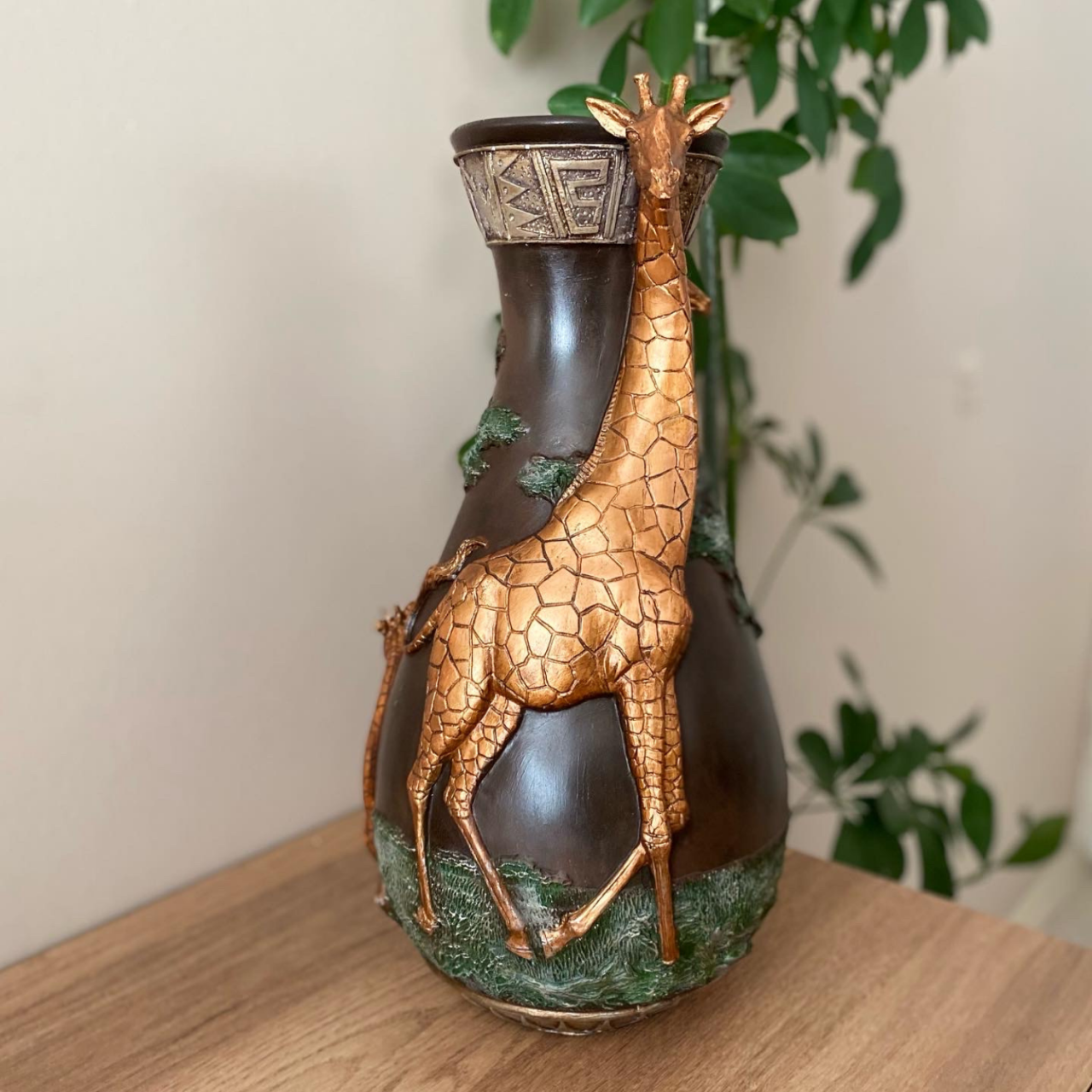 Safari Zürafa Dekoratif Vazo