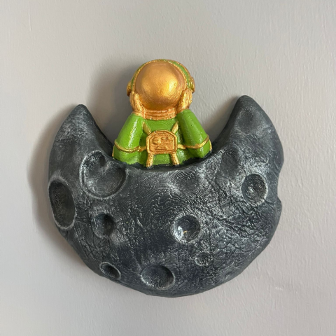 Ayda Oturan Astronot Seti