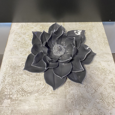 Büyük Lotus Nilüfer Çiçeği Dekoratif Obje