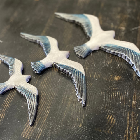 3'lü Martı Duvar Süsü