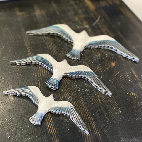 3'lü Martı Duvar Süsü