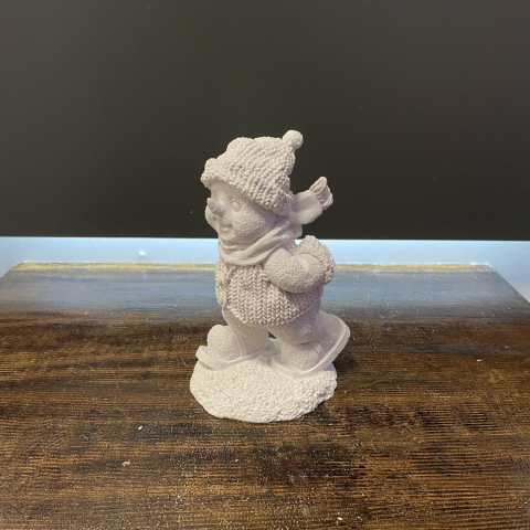 Dokulu Şallı Kardan Adam