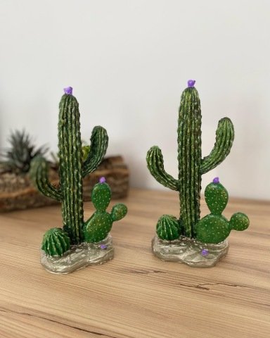 Polyester Kaktüs  Dekoratif Biblo