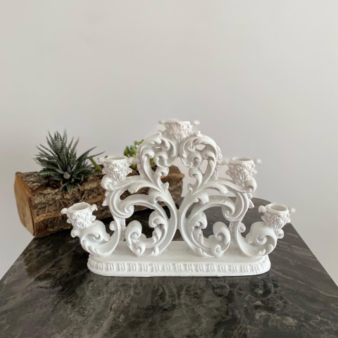 Klasik 5'li Şamdan Mumluk