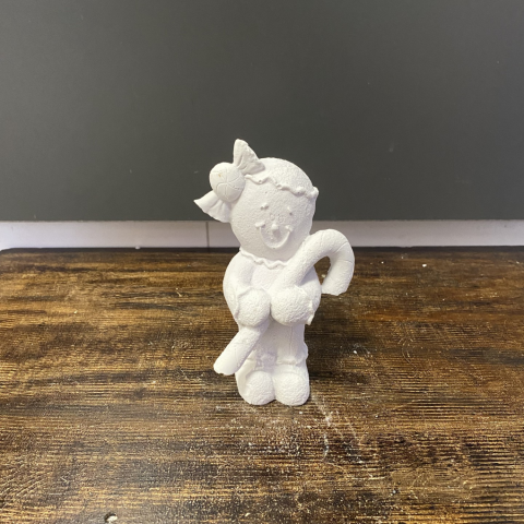 Dokulu Yılbaşı Şemsiyeli Kız