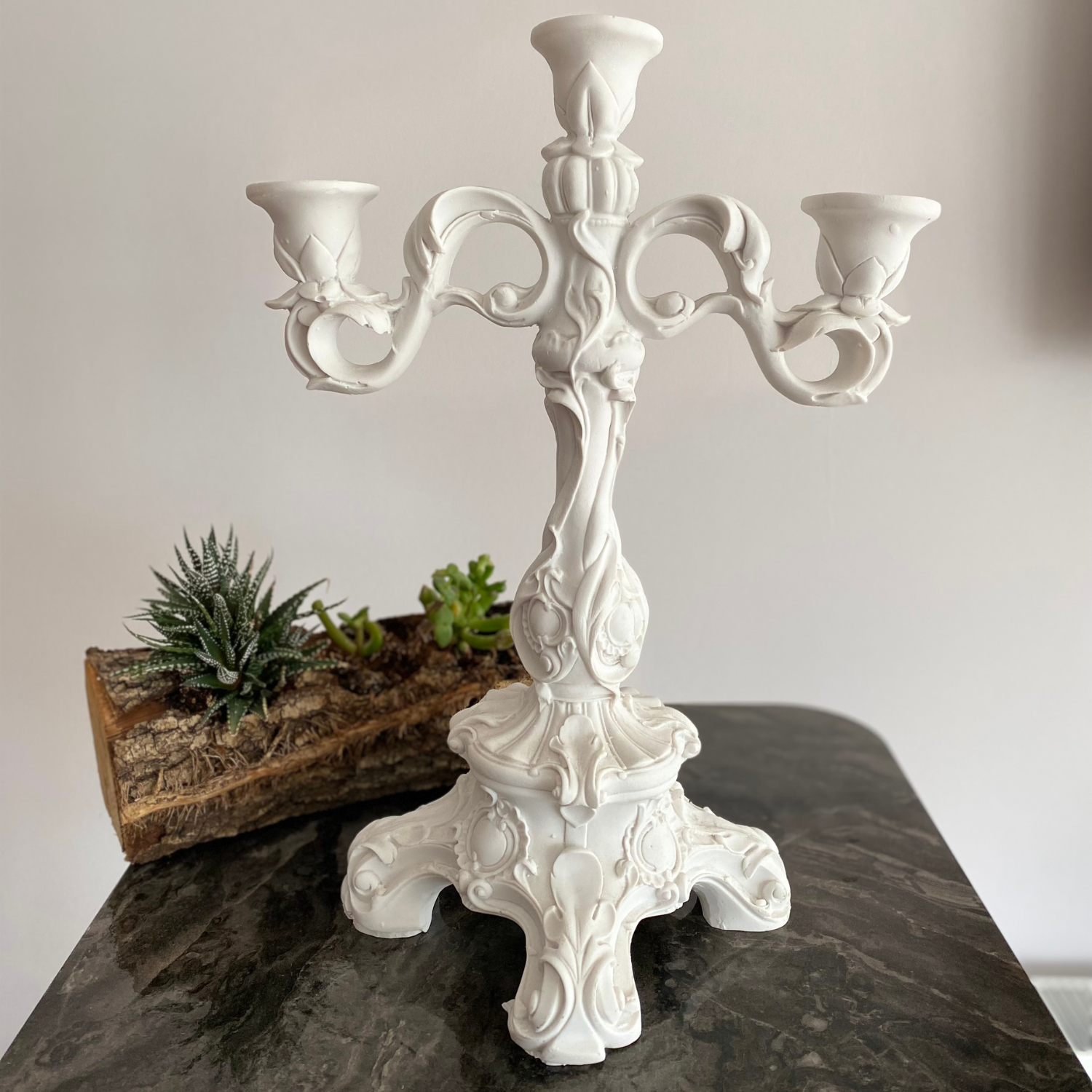 3 Mumluk Klasik Şamdan