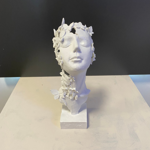 Çiçek Saçlı Kadın Mumluk