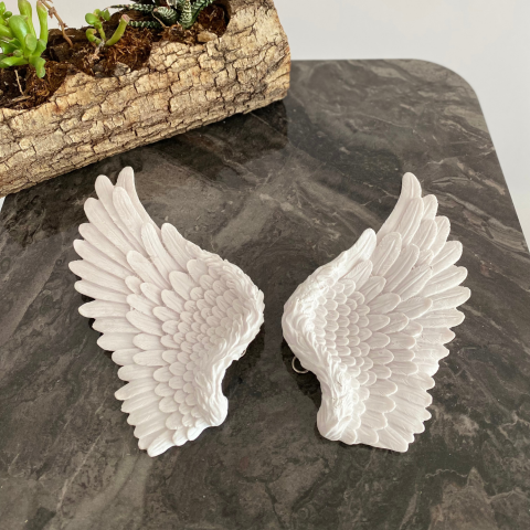 2 Ayrık Melek Kanat Duvar Dekoru