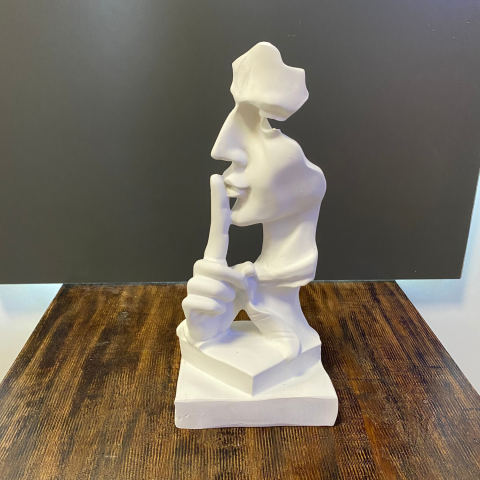 Büyük Sus Mask Ham Polyester Obje