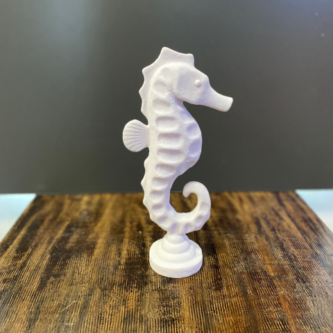 Deniz Atı Kaidesi Birleşik Ham Polyester Obje