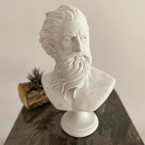 Poseidon Büst Heykel Biblo
