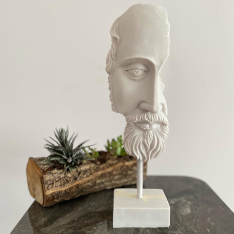 Mitolojik Yarım Yüz Sol