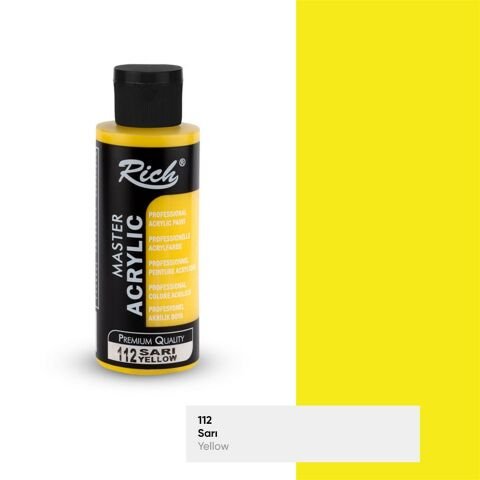 Master Akrilik 120 cc Sarı