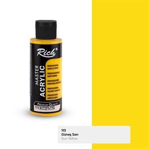 Master Akrilik 120 cc Güneş Sarı