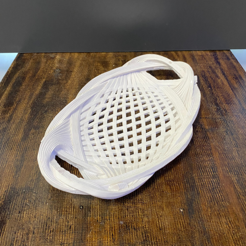 Hazeran Tepsi Polyester Obje