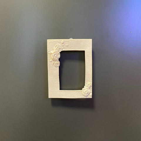 Amber Alt Üst Güllü Çerçeve