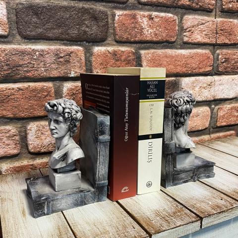 Davud Büst Antik Kitap Tutucu