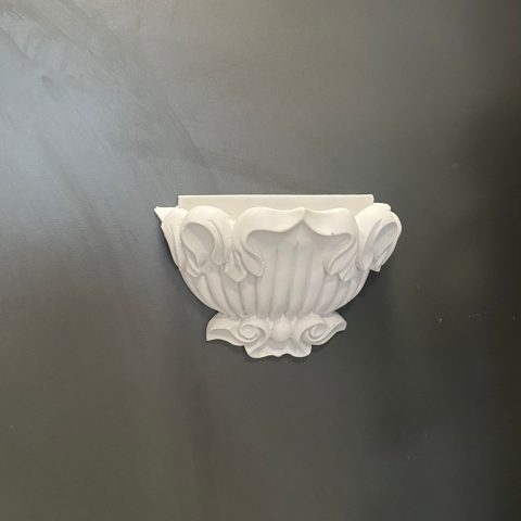 Desenli Duvar Saksı Çiçeklik