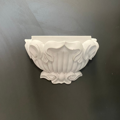 Desenli Duvar Saksı Çiçeklik