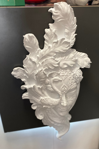 Tavus Kuşlu Fiber Büyük Mask