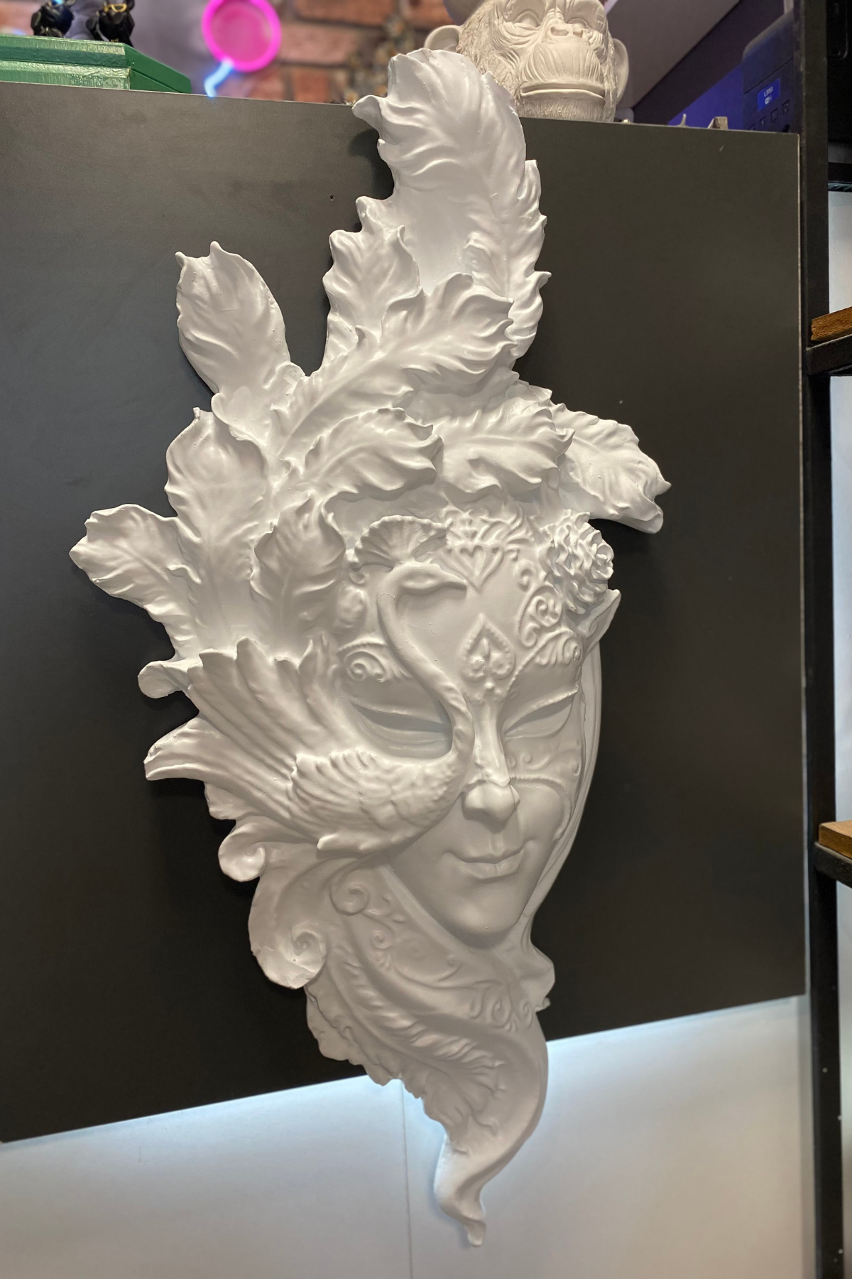 Tavus Kuşlu Fiber Büyük Mask