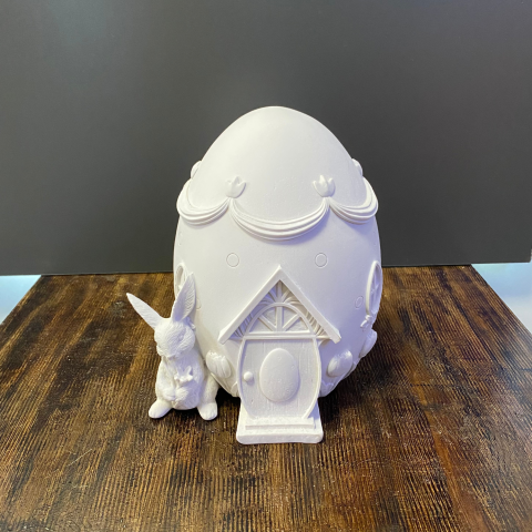 Alice Yumurta Tavşan Ham Polyester Obje